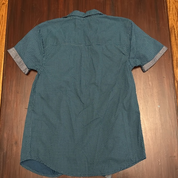 NWT Ben Sherman turquoise dotted casual boys shirt size XL - Picture 4 of 4